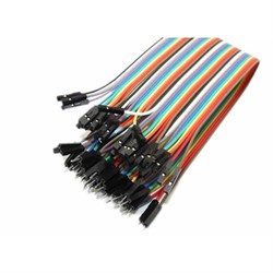 Erkek-Dişi Jumper Kablo (40 adet -10 cm Renkli)