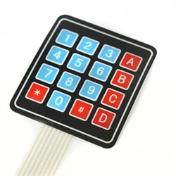4X4 Tuş Takımı Keypad-Mebran