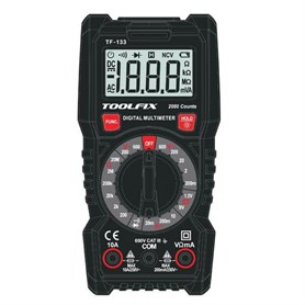 Toolfıx TF133 Işıklı Dijital Multimetre